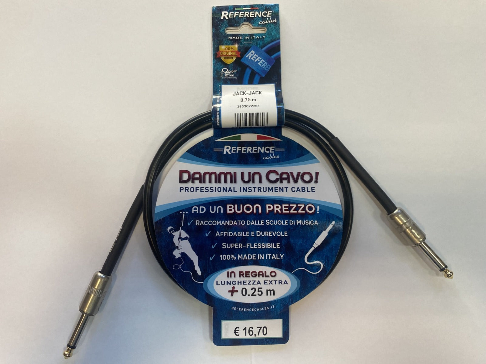 Reference "Dammi un Cavo" professionale BK JJ ,075 R