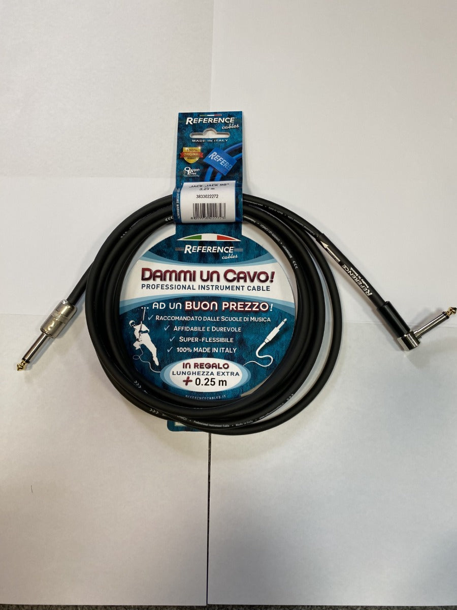 Reference "Dammi Un Cavo" BK Cavo professionale per strumento jack dritto jack ad angolo 3,25 metri