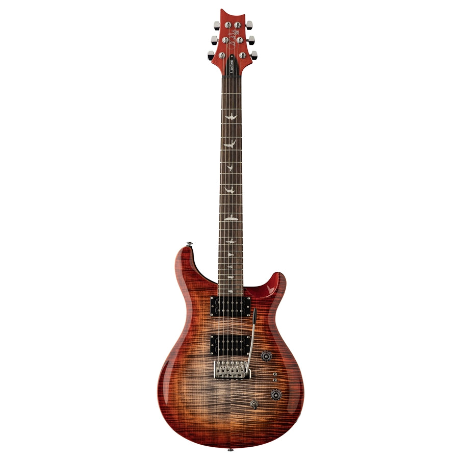 PRS SE CUSTOM 24-08 CHARCOAL CHERRY BURST 2025