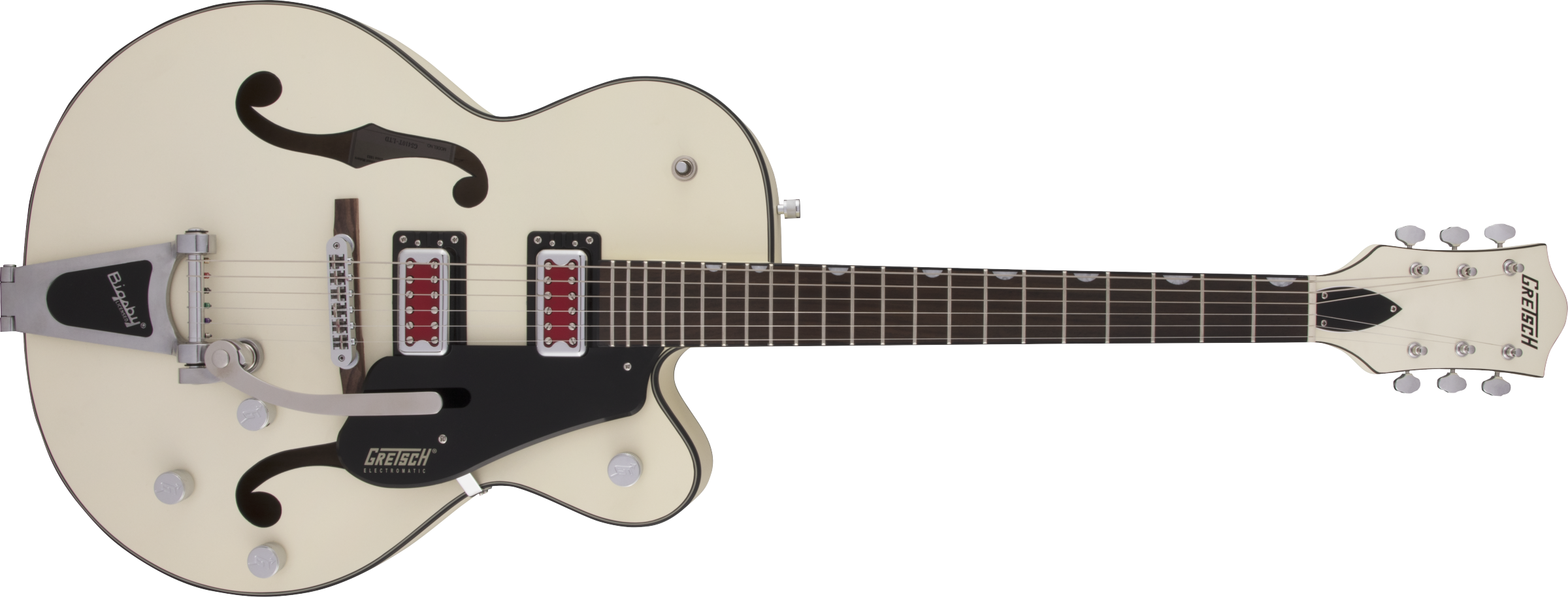 Gretsch G5410T Electromatic "Rat Rod" Hollow Body Single-Cut with Bigsby Chitarra Semiacustica Matte Vintage White