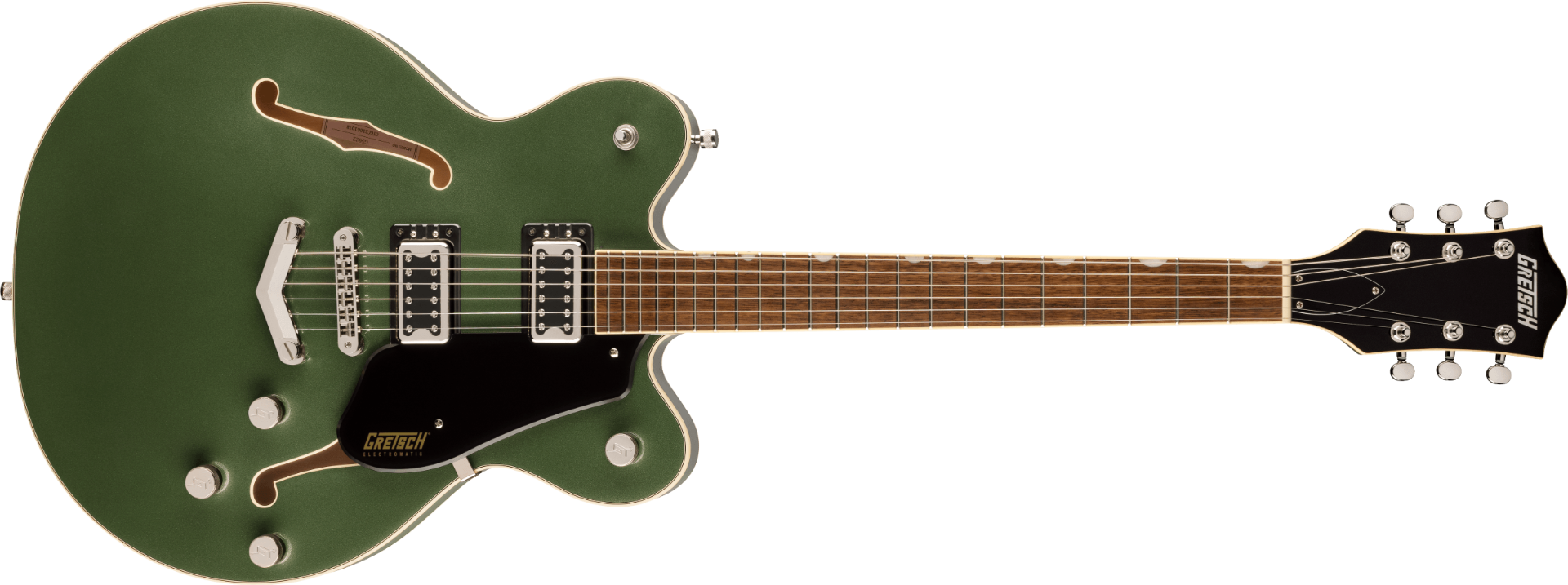 Gretsch G5622 Electromatic Center Block Double-Cut with V-Stoptail, Laurel Fingerboard, Olive Metallic