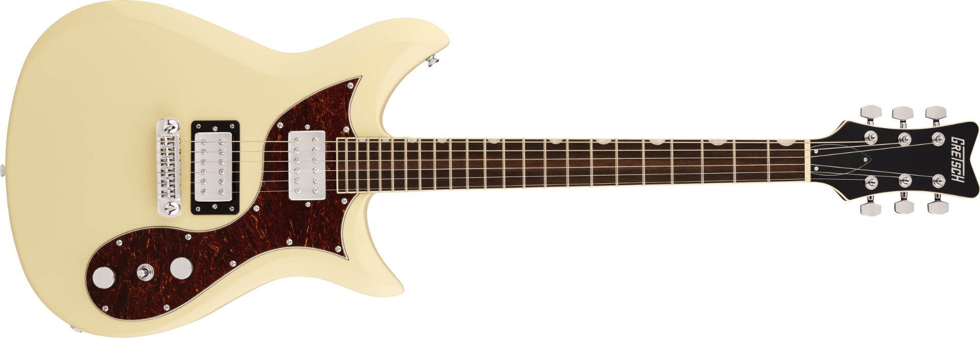 Gretsch Electromatic CVT Double-Cut with Wraparound, Laurel Fingerboard, Vintage White