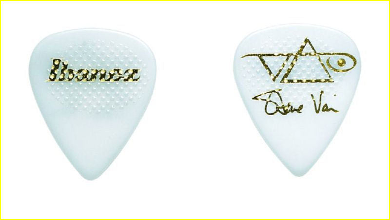 PLETTRO IBANEZ 1000SV-WHR Steve Vai - grip gomma - bianco