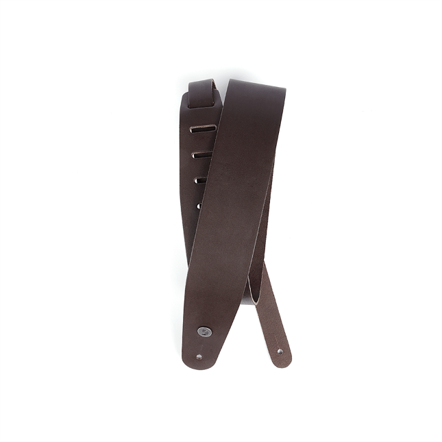 Tracolla per chitarra D'Addario Accessories, in classica pelle marrone