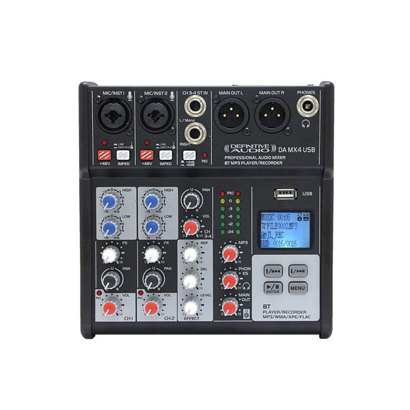 Definitive Audio DA MX4 USB - USB mixer - 3 Channels