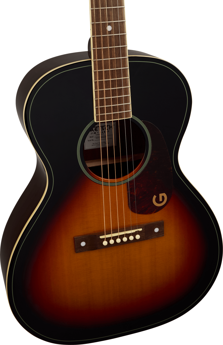 Gretsch  Jim Dandy Concert LTD, Solid Top, Walnut Fingerboard, Heritage Burst