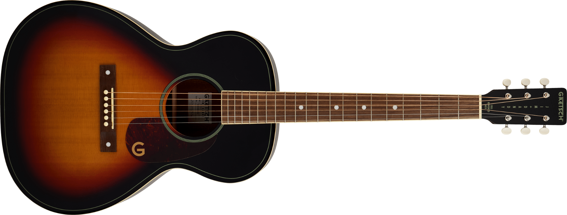 Gretsch  Jim Dandy Concert LTD, Solid Top, Walnut Fingerboard, Heritage Burst