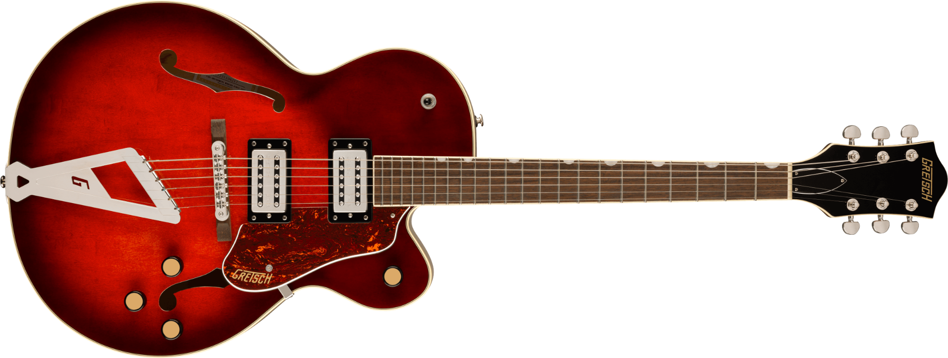 Gretsch G2420 Streamliner Hollow Body with Chromatic II, Laurel Fingerboard, Broad'Tron BT-3S Pickups, Claret Burst