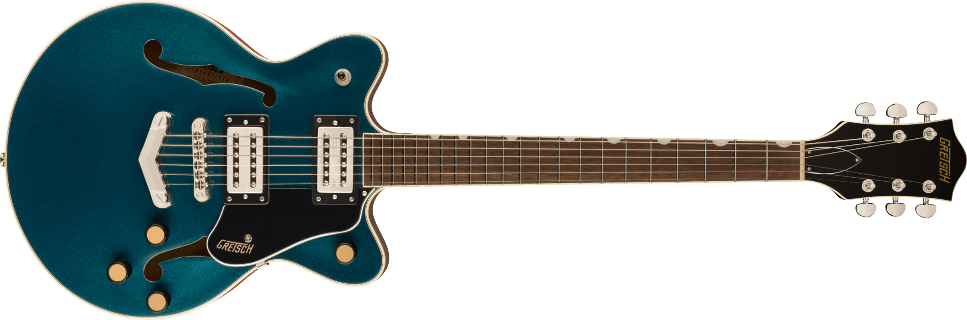 Gretsch G2655 Streamliner  Center Block Jr. Double-Cut with V-Stoptail, Laurel Fingerboard, Midnight Sapphire