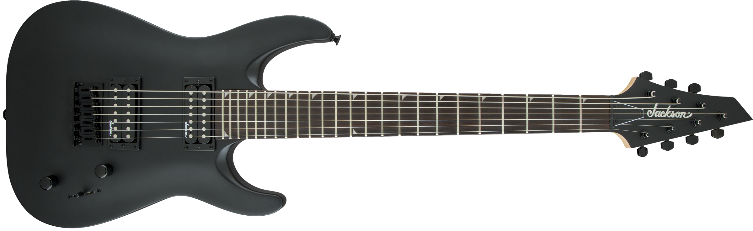 Jackson  JS Series Dinky Arch Top JS22-7 DKA HT, Amaranth Fingerboard, Satin Black