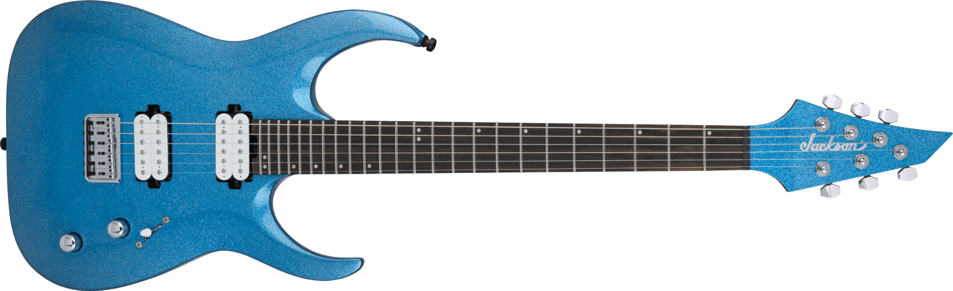Jackson Pro Series Signature Misha Mansoor Juggernaut HT6, Ebony Fingerboard, Blue Sparkle