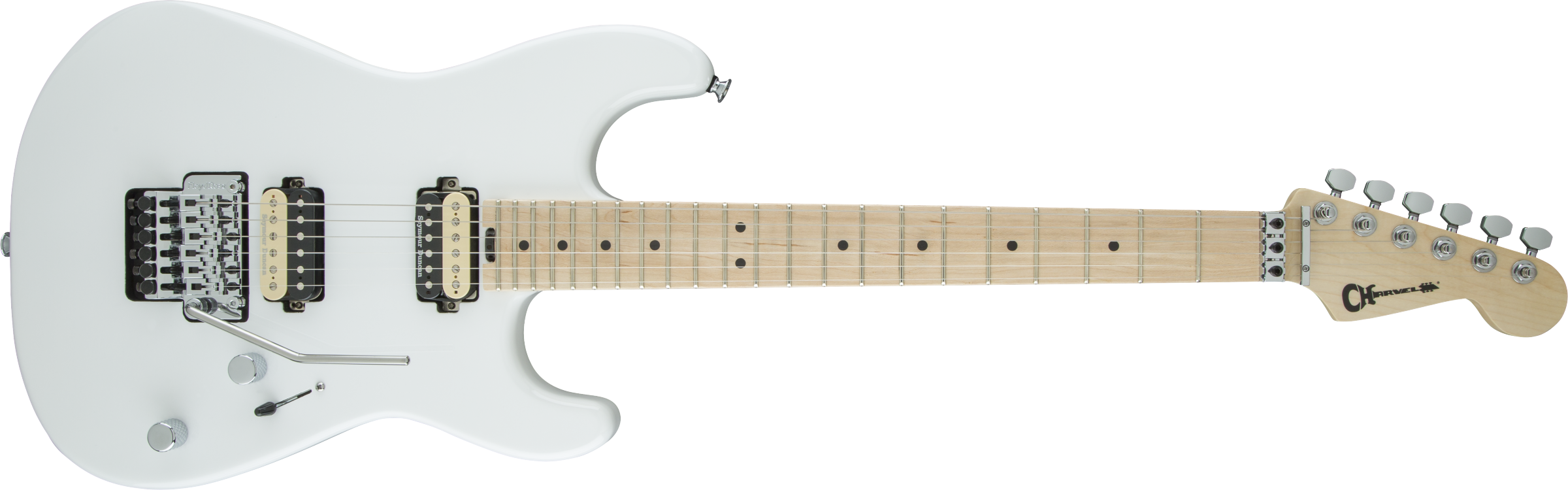 Charvel Pro-Mod San Dimas Style 1 HH FR M, Maple Fingerboard, Snow White