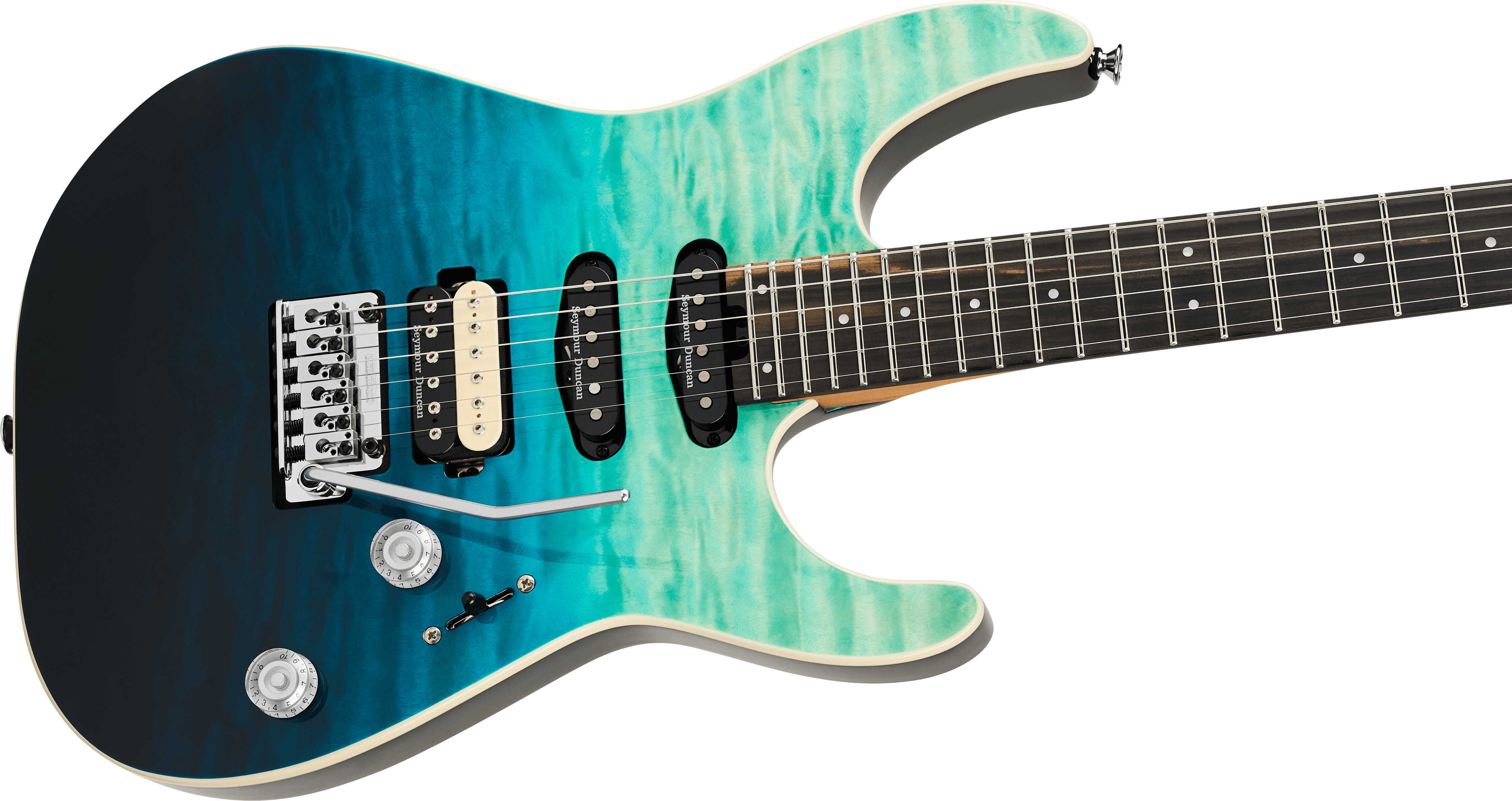 Charvel Pro-Mod Plus Dinky DK24 HSS 2PT EB QM