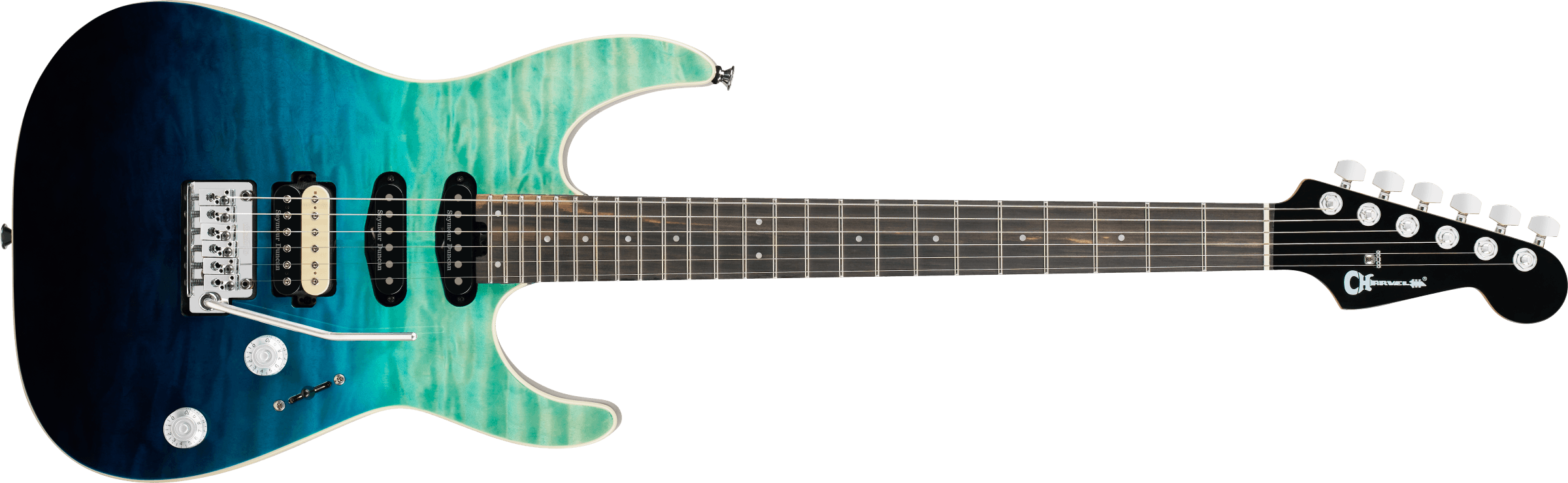 Charvel Pro-Mod Plus Dinky DK24 HSS 2PT EB QM