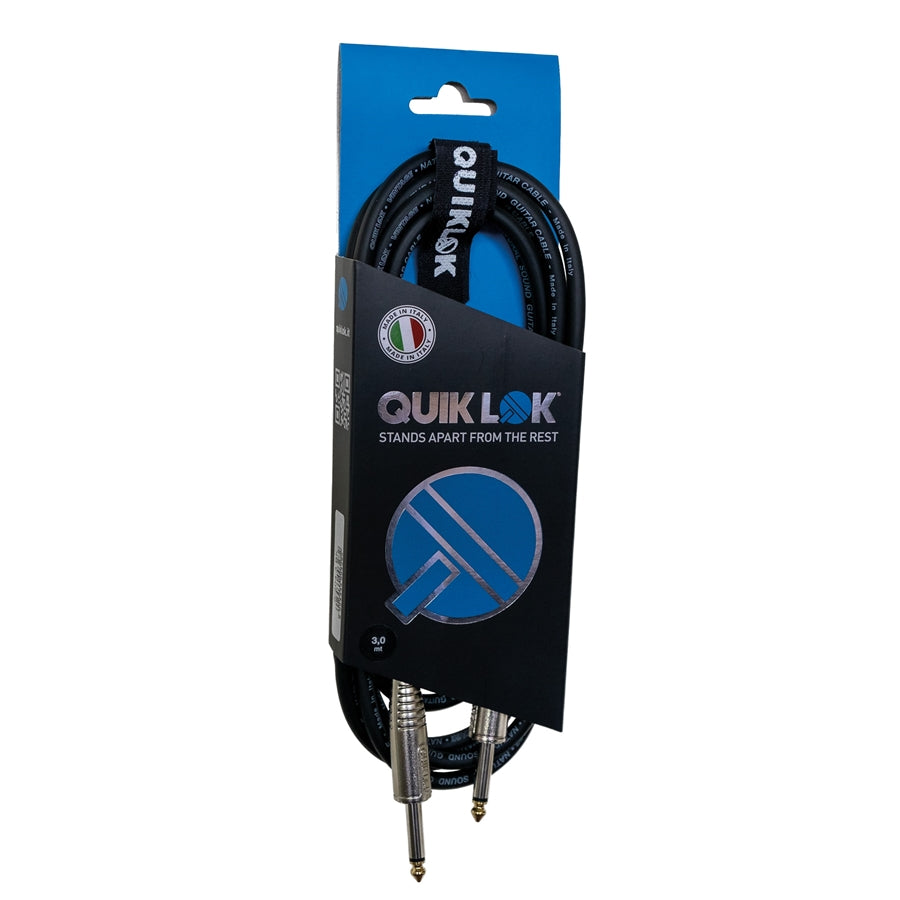 QUIK LOK  S/204-3 BK JACK MONO/JACK MONO Cavo per strumenti