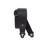 Tracolla D'Addario Comfort in pelle con sistema Auto Lock, Nera