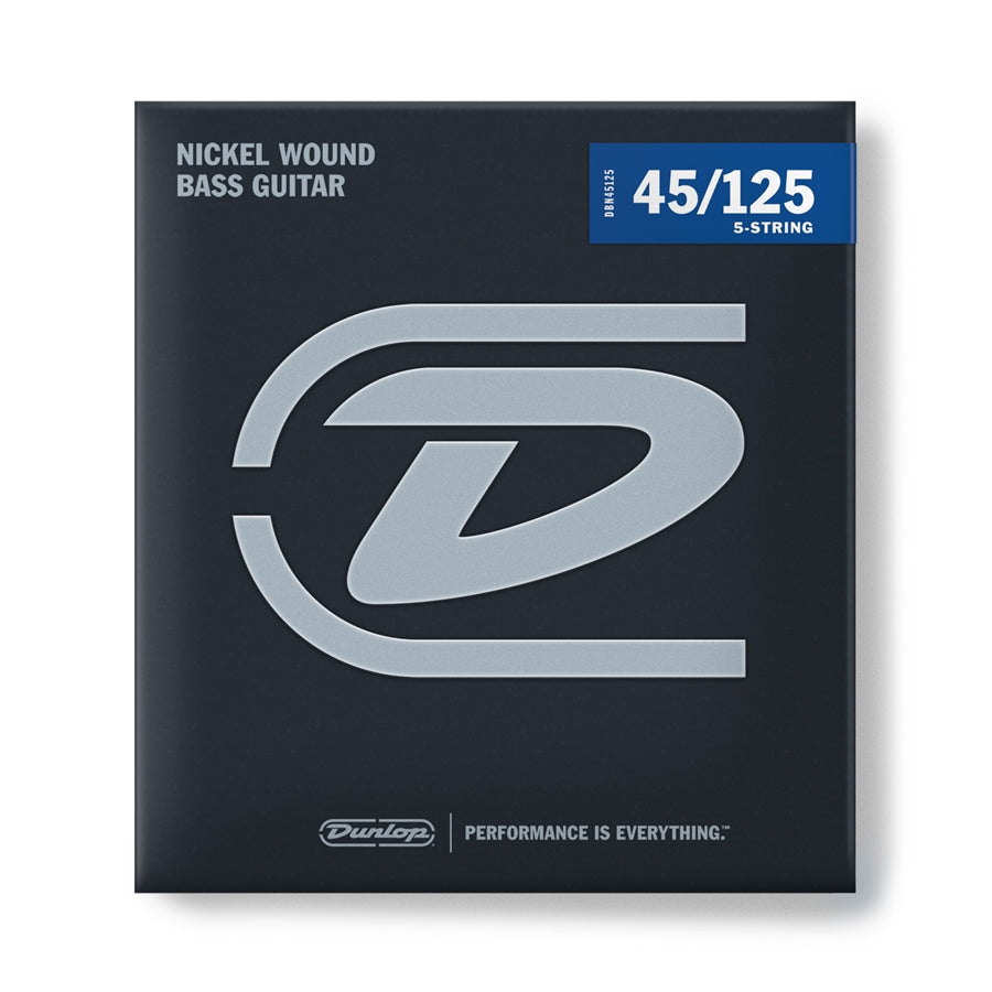 DUNLOP - DBN45125 NICKEL WOUND, MEDIUM SET/5