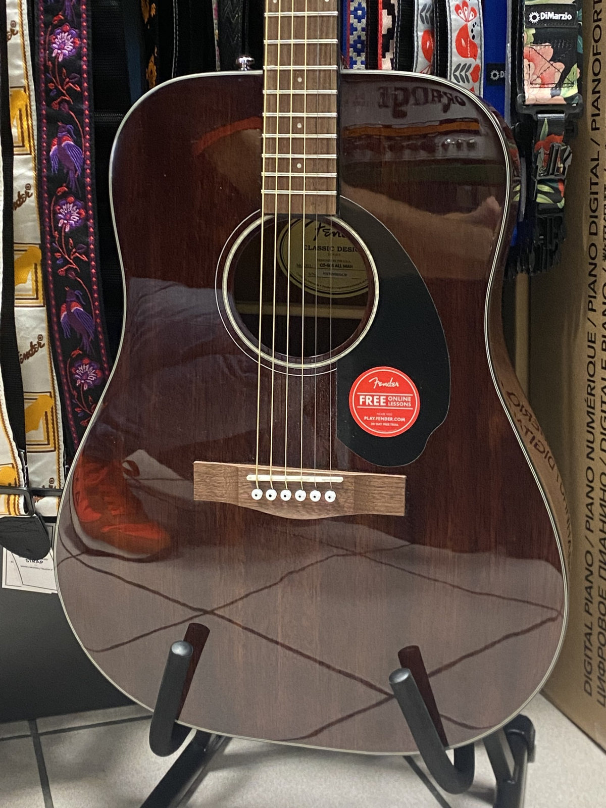 Fender CD-60S Dreadnought All-Mahogany Usata