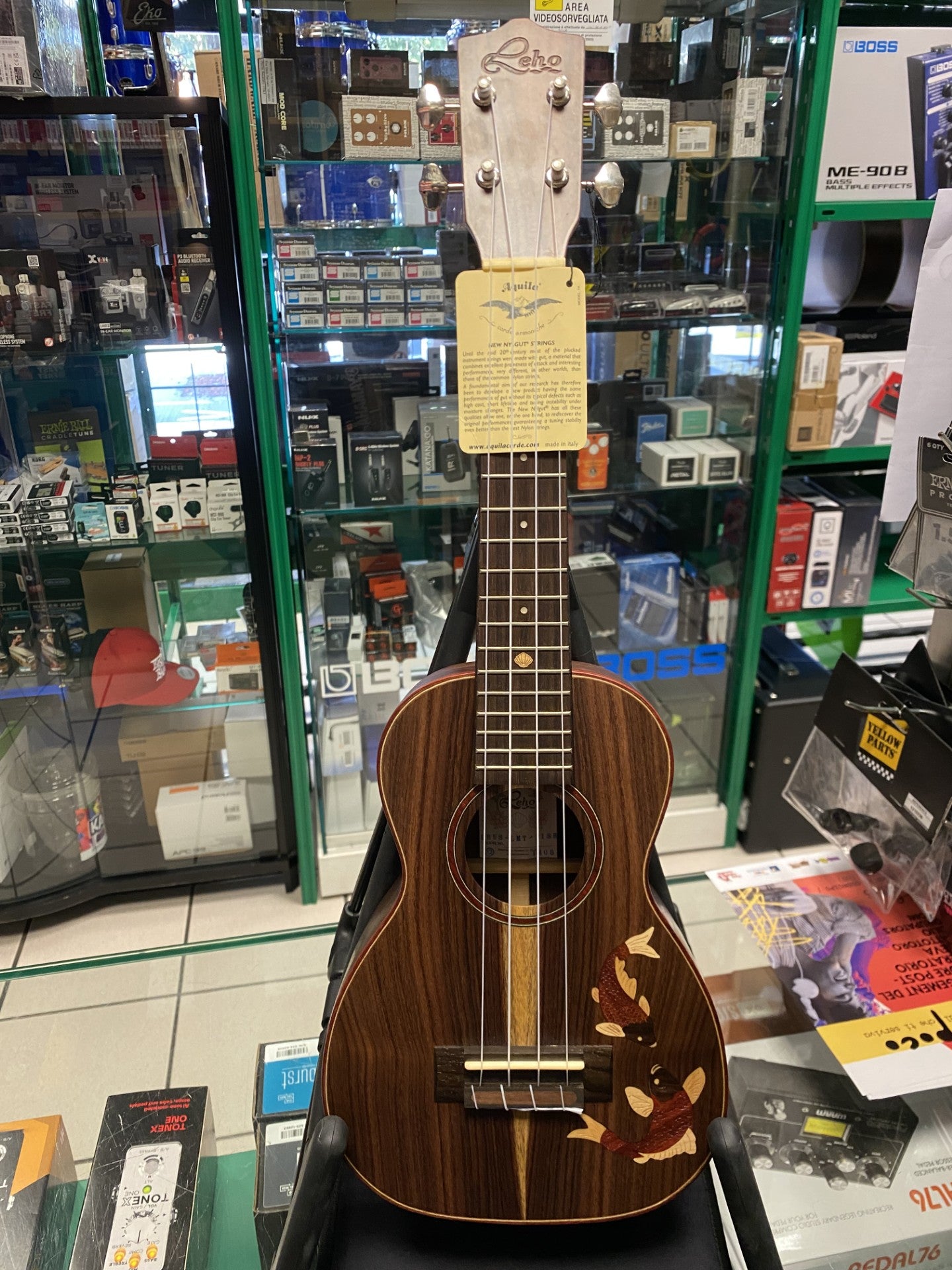 Leho LHUS-LMT/Finish Ukulele Soprano con borsa