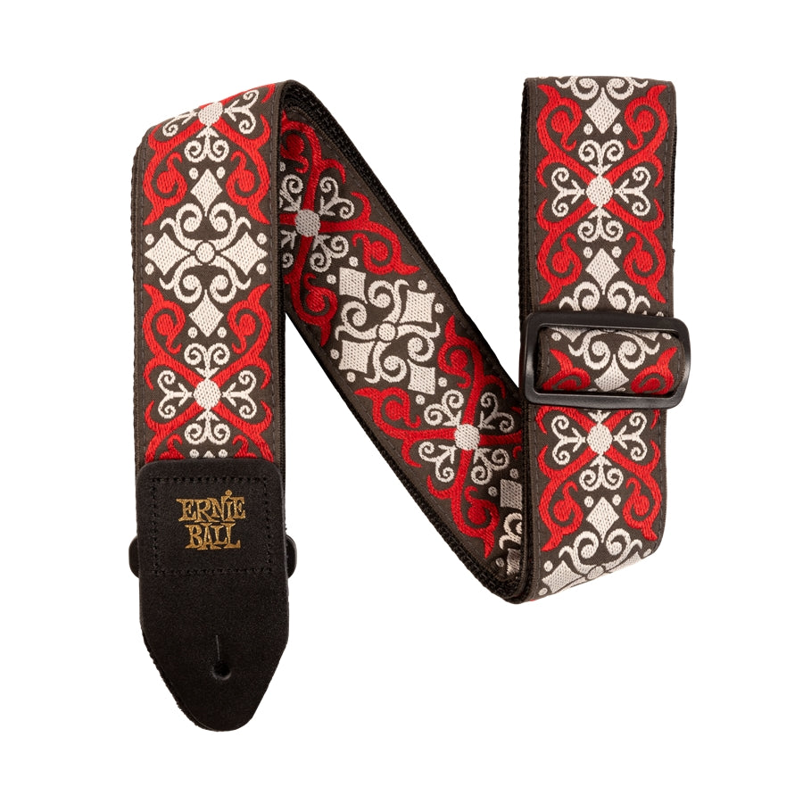 Ernie Ball  4695 Tracolla Red Trellis Jacquard 2021