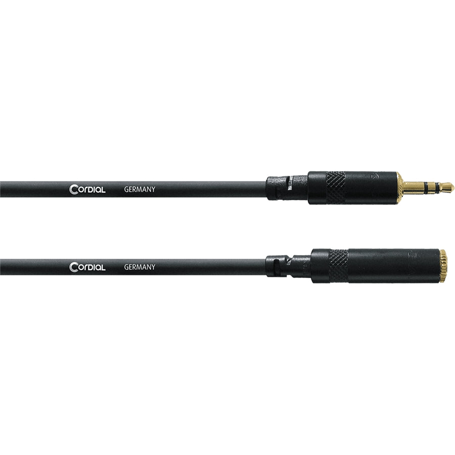 Cordial CFS 3 Prolunga Audio Bilanciata, Mini Jack 3 m