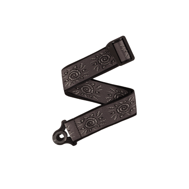 Tracolla D'Addario Planet Waves con sistema Auto Lock, Suns/Silver