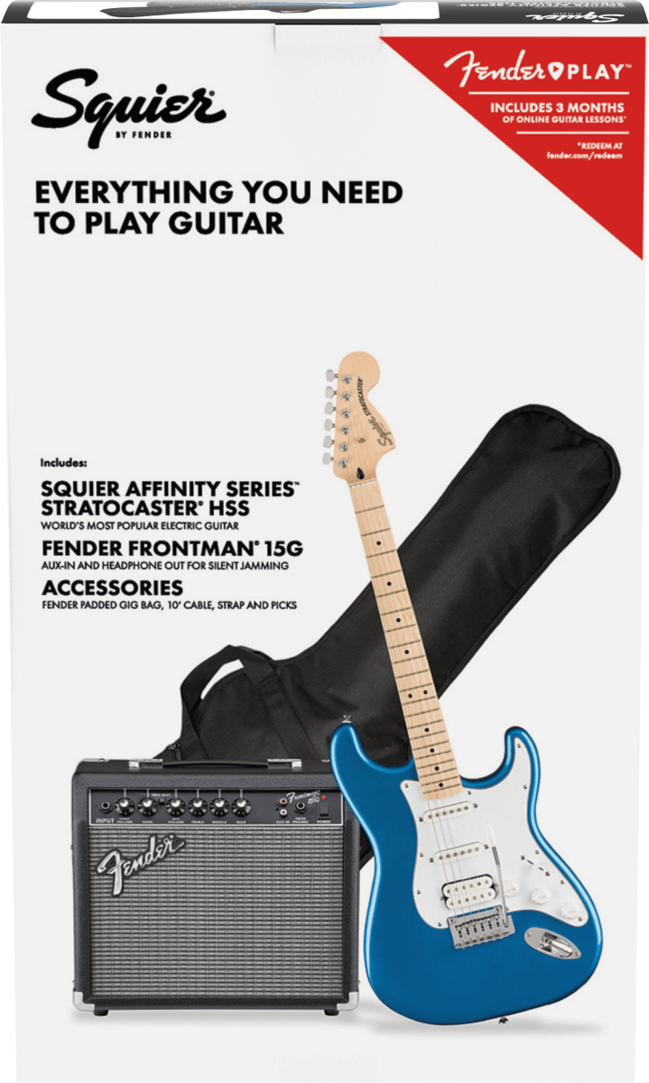 Fender Squier PK AF STRAT HSS MN LPB