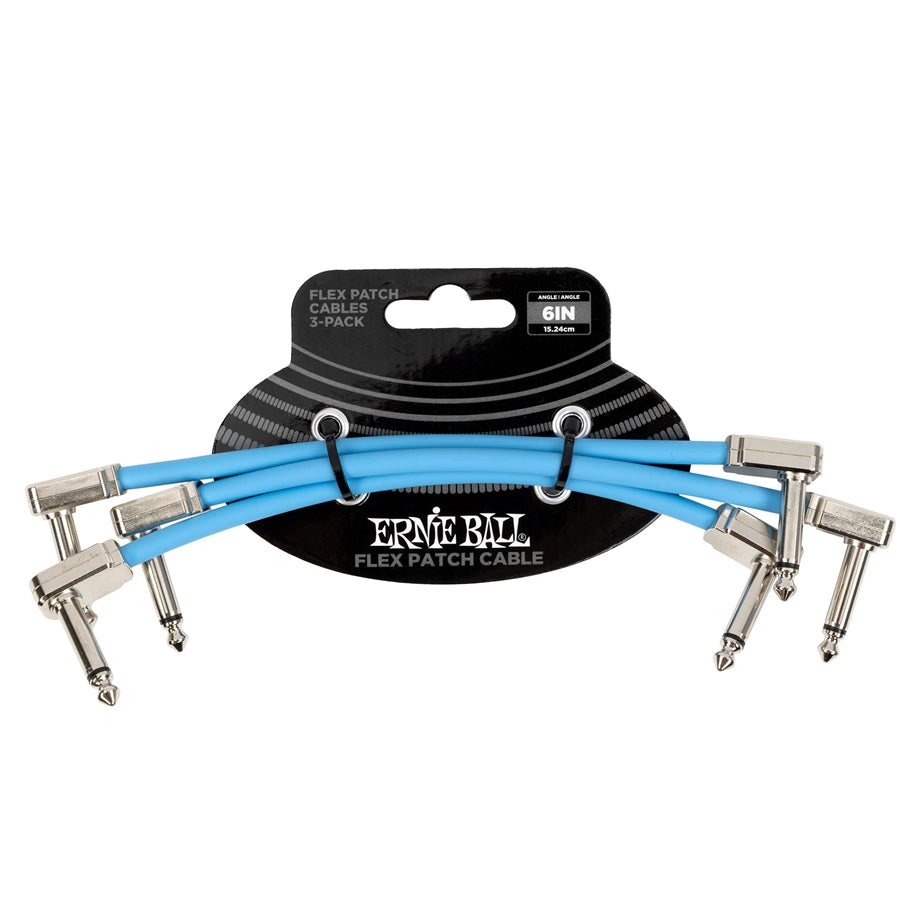 ERNIE BALL 6460 FLEX PATCH CABLE 15CM 3PK