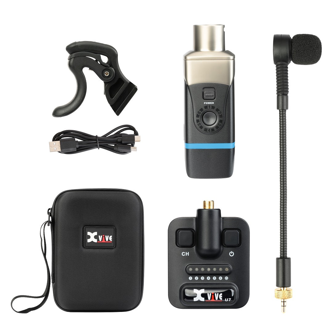 XVive U7 - Sistema Microfonico  Wireless Digitale per strumenti a fiato (Ottoni)