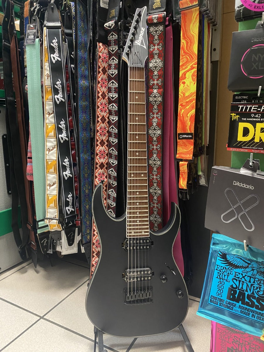 IBANEZ RG7421EX Black Flat  7 Corde