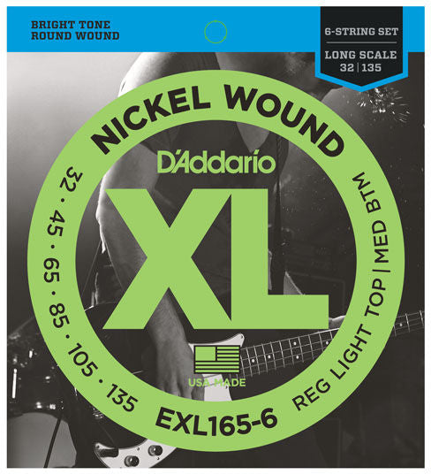 D'addario EXL165-6 Corde Basso