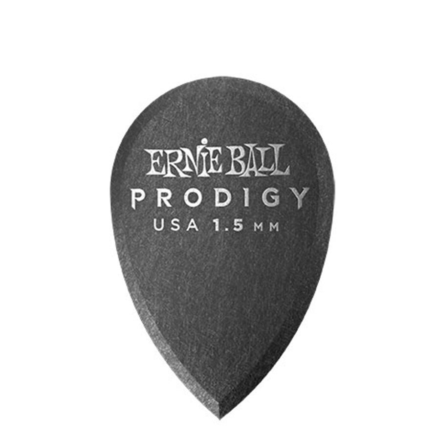 ERNIE BALL - 9330 PLETTRI PRODIGY TEARDROP BLACK 1,5 MM BUSTA 6