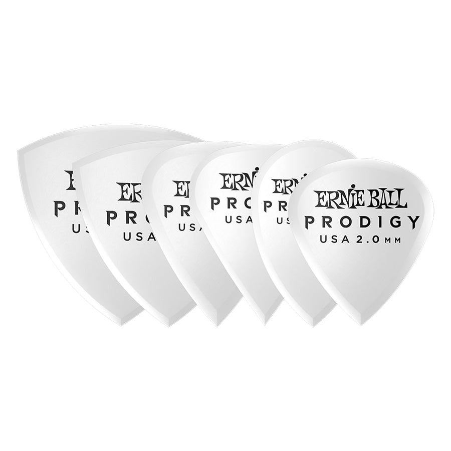 ERNIE BALL - 9343 PLETTRI PRODIGY MULTIPACK 2,0 MM BUSTA 6
