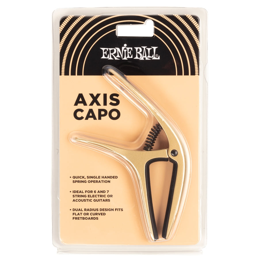 ERNIE BALL - 9606 AXIS CAPO GOLD SATIN