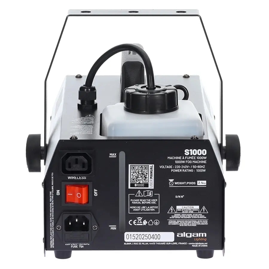 Algam Light S1000 Macchina del Fumo Orizzontale 1000W