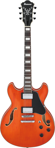 Ibanez AS73 TTF Transparent Tangerine Flat
