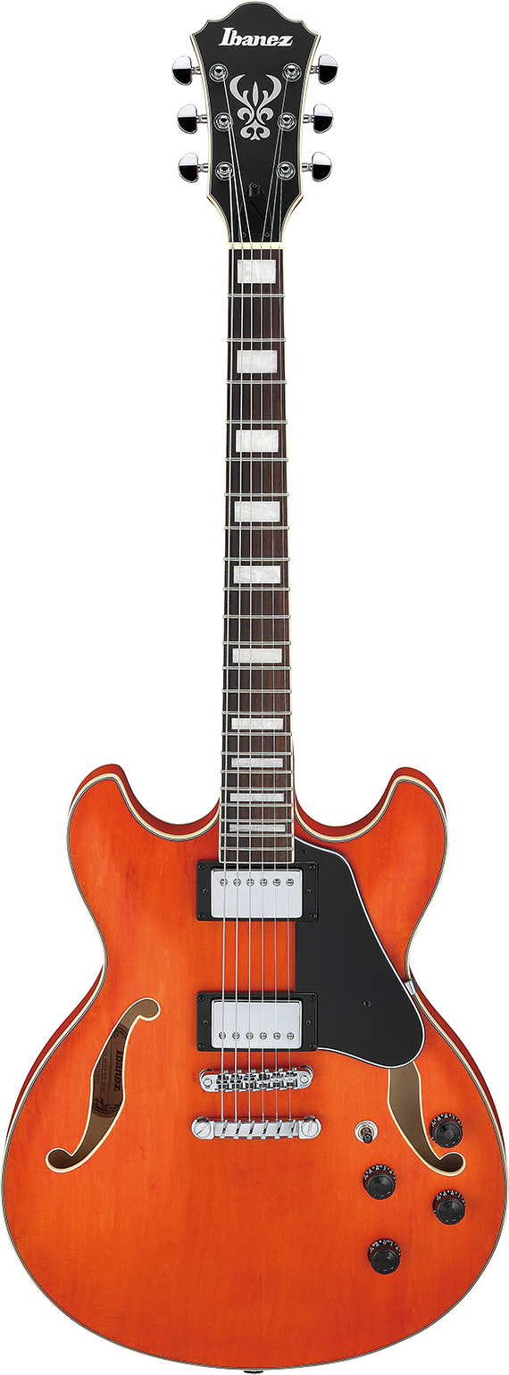 Ibanez AS73 TTF Transparent Tangerine Flat