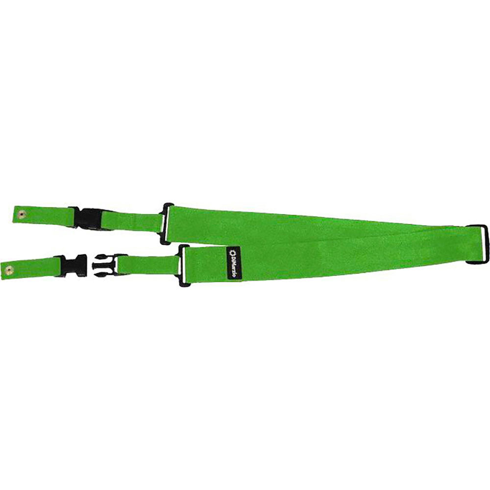 DIMARZIO DD2200GN Nylon ClipLock - verde neon Tracolla