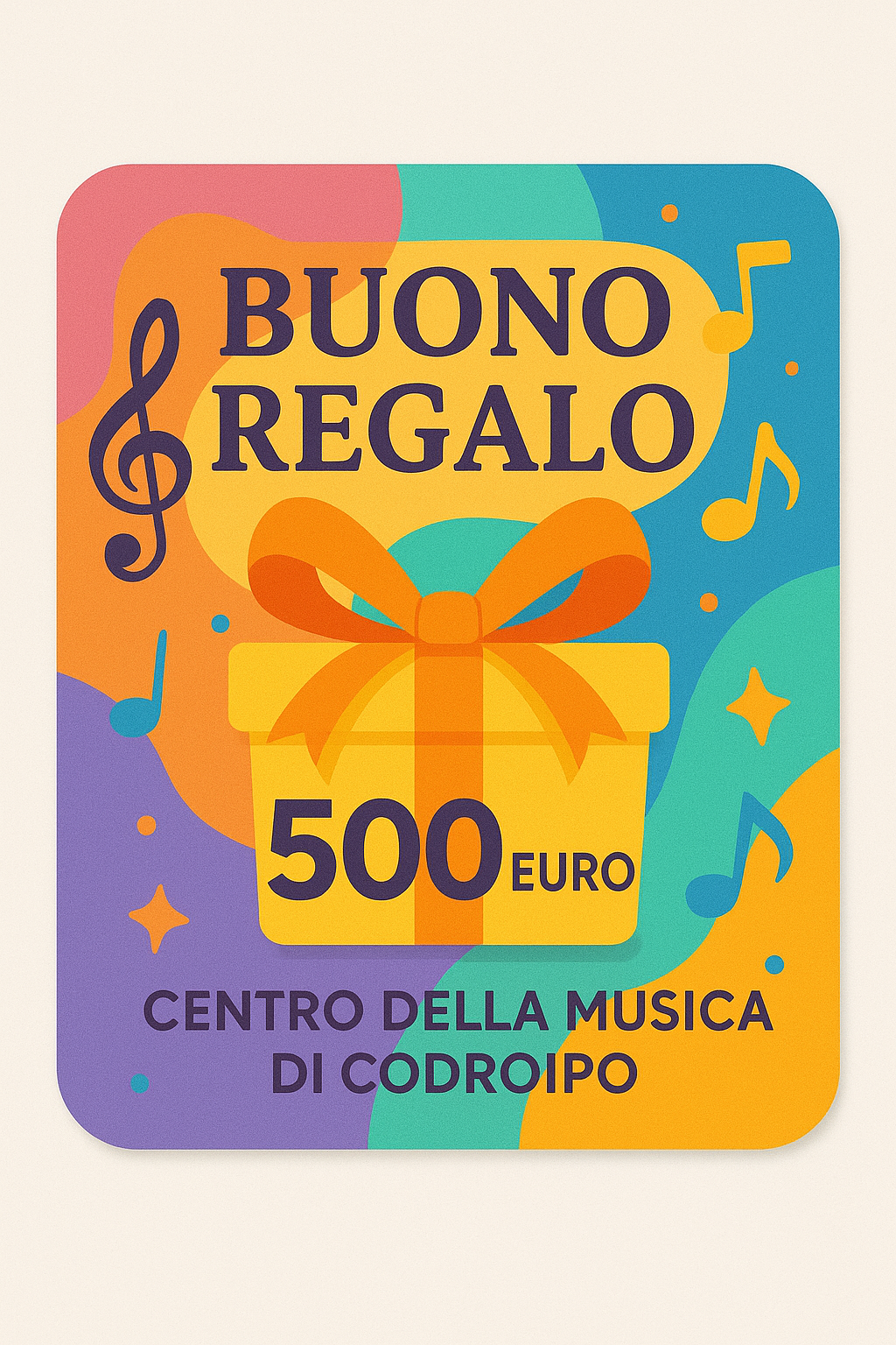 Buono Regalo Gift Card Centro della Musica