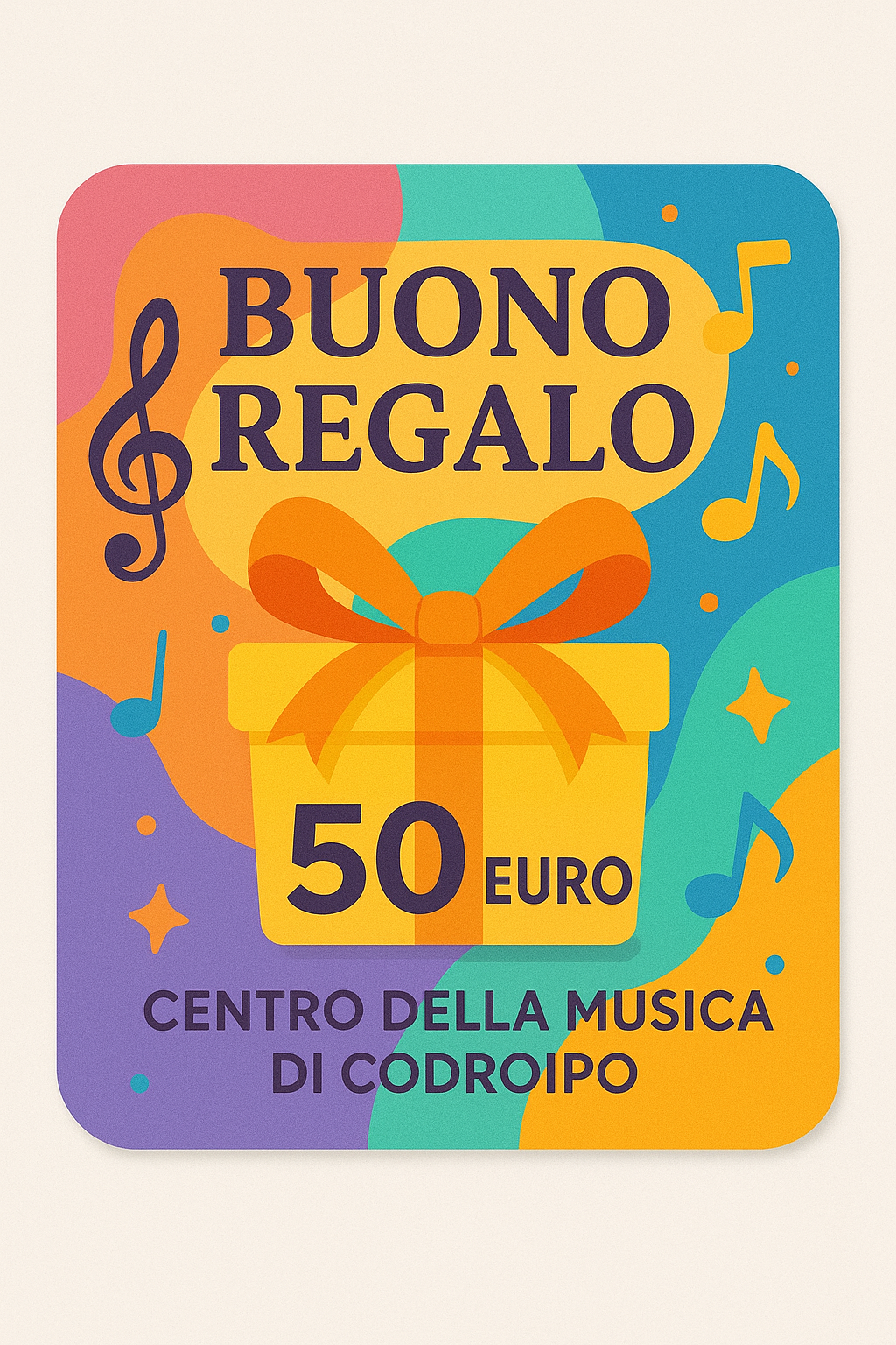 Buono Regalo Gift Card Centro della Musica