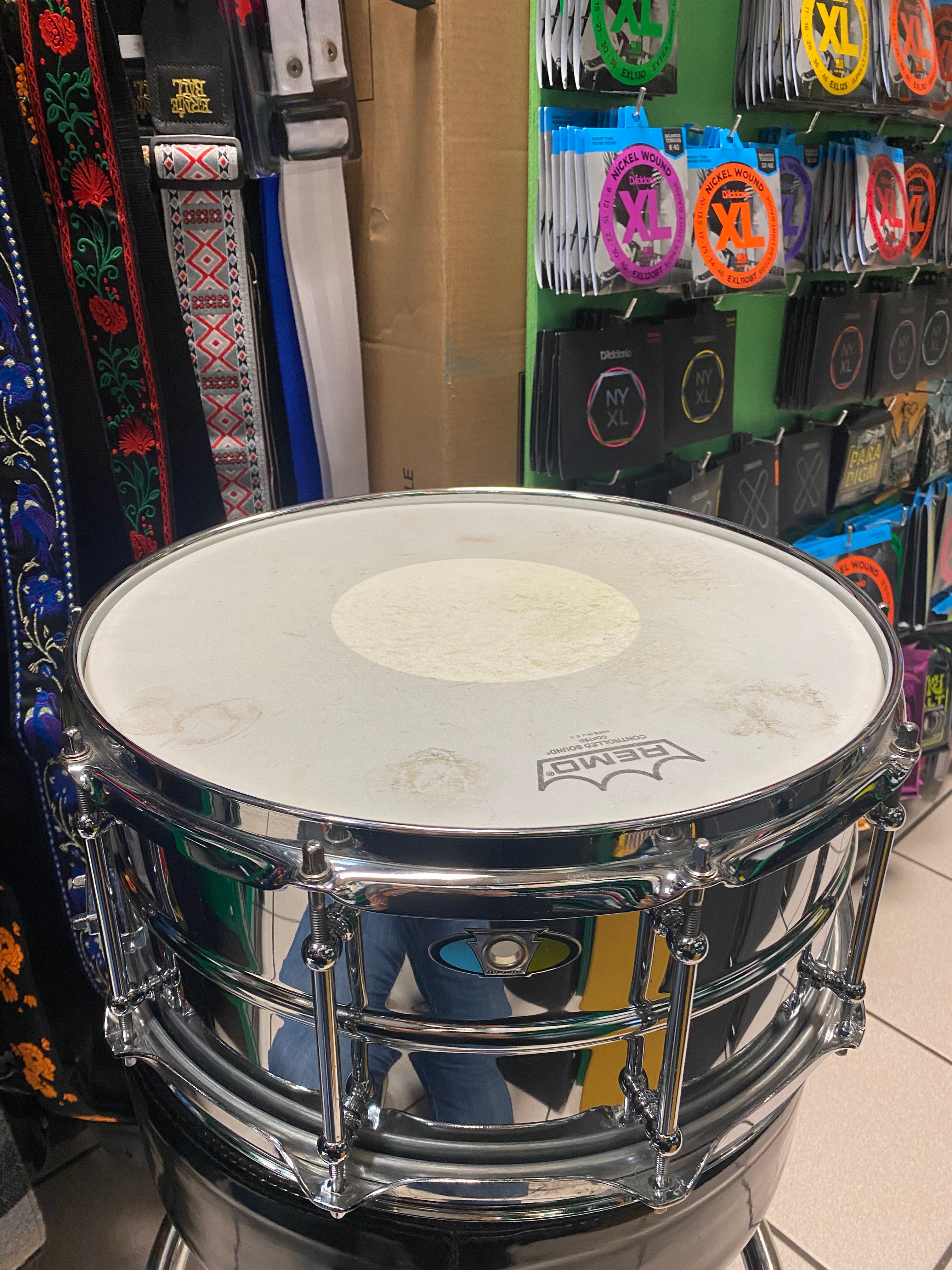 Ludwig 14"x6,5" Supralite Usato con borsa imbottita