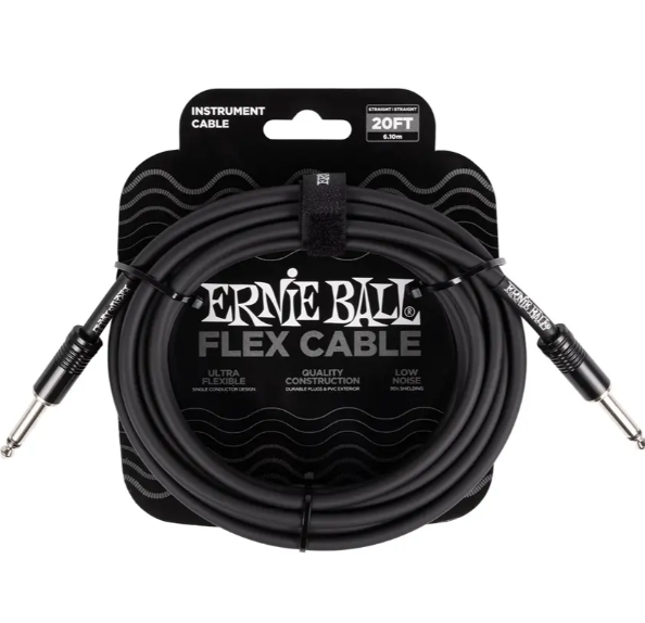 Ernie Ball 6435 Flex Cable Black 6m