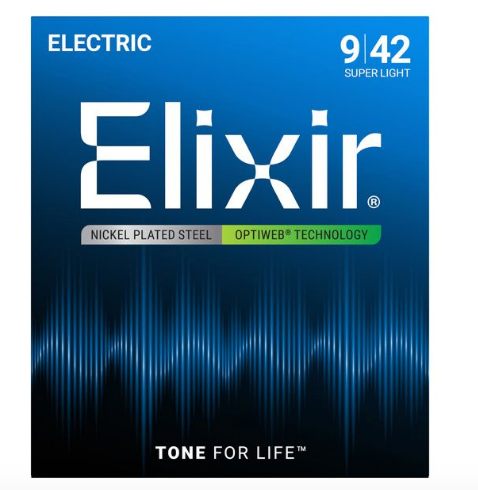 ELIXIR 12002 NANOWEB SUPER LIGHT CORDE ELETTRICA