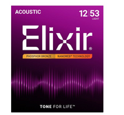 Elixir 16052 Acoustic Phosphor Bronze Nanoweb 012-053
