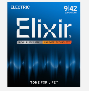 ELIXIR 12002 NANOWEB SUPER LIGHT CORDE ELETTRICA
