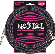 ERNIE BALL -6063 Cavo Braided Black/Red/Blue/White 7,62 m
