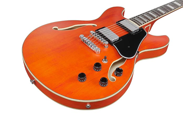 Ibanez AS73 TTF Transparent Tangerine Flat