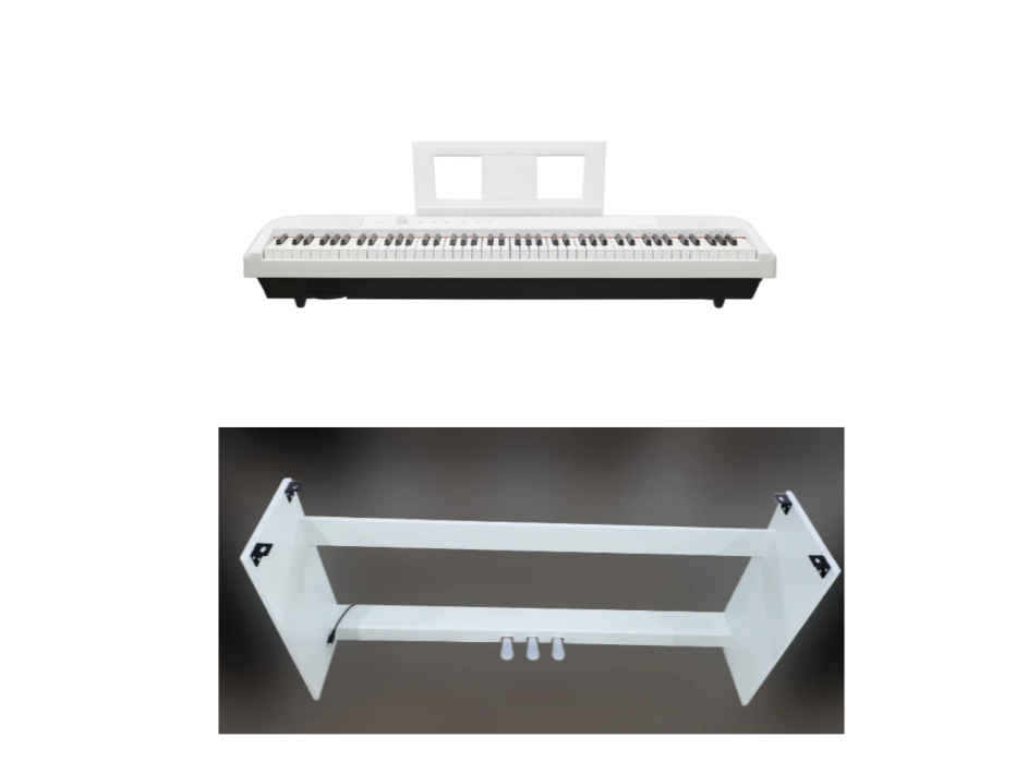 E-CHORD DP-1 White Pianoforte Digitale con Supporto