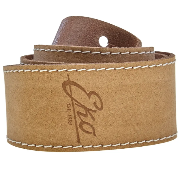 EKO GUITARS - GBU STRAP LEATHER BROWN