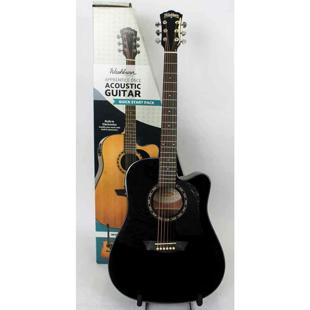 Washburn AD5 CE PACK B. Chitarra Acustica Elettrificata Cutaway